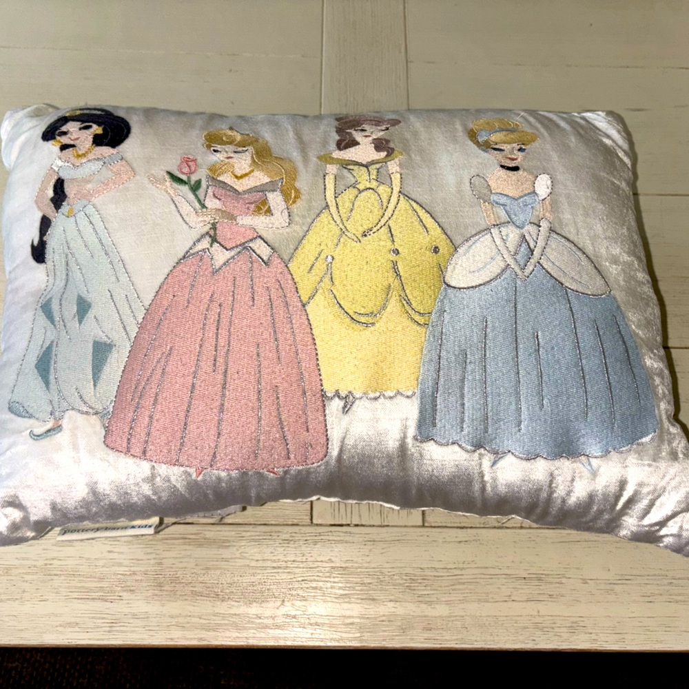 Pottery Barn Kids princess pillow